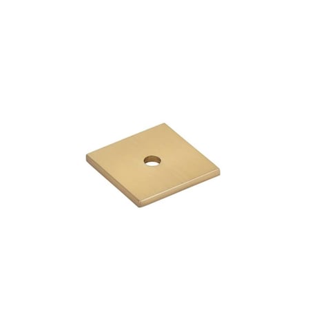 Patioplus Back Plate for Knobs, Satin Brass PA2498763